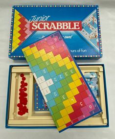 an unopened board game in its box with the contents removed and some pieces missing