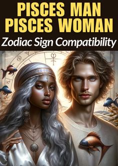 the cover to pisces man and pisces woman zodiac sign companions