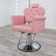 Glam II All Purpose Chair by Keller International Reclining Salon Styling Chairs, Saloon Chair Hair Salons, Saloon Chair, Pink Hair Salon Chair, All Purpose Salon Chair Reclining, Autofull Gaming Chair Pink, Reclining Salon Chair, Dream Salon, Shampoo Chair