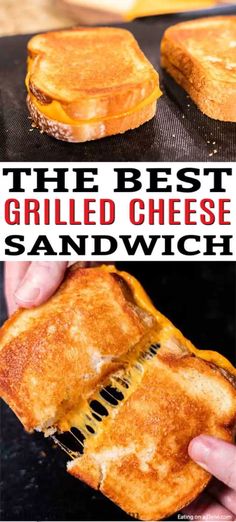 the best grilled cheese sandwich recipe is made with only two ingredients and it's easy to make