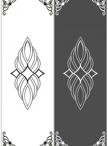 four different types of ornamental designs