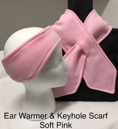 "Looking for easy to wear winter outerwear? You may find the perfect item here! You will love this KEYHOLE SCARF/EAR WARMER set. Made of cozy double-fleece that is lightweight and warm as wool without the weight & scratchiness. The KEYHOLE SCARF ⚜️Will be your go-to scarf every time!! Once you experience your first one, you will want more for yourself or to give as gifts. ⚜️Approximately 40 inches long x 4.5 inches wide and fits most. ⚜️So warm, cozy, and easy-to-wear; simply pull one end throug No Sew Ideas, Diy Mittens, Keyhole Scarf, Fleece Projects, Short Scarves, Orange Scarf, Fleece Scarf, Ear Warmer Headband, Felt Patterns