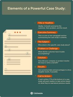 the elements of a powerful case study for students to use in their writing and teaching