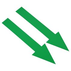 two green arrows pointing in opposite directions