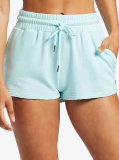 Roxy Check Out Sweat Shorts - 88 Gear Sweat Shorts Outfit, Cute Summer Shirts, Preppy Shorts, Teen Shorts, Spa Retreat, Casual Preppy Outfits, Causal Outfits, Modal Fabric, Cute Pants