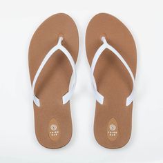 Scout Toffee White | Women's Flip Flops | Third Oak Shoes White Flip Flops, Dr Shoes, Women's Flip Flops, Flip Flops Style, Scrap Material, Bamboo Clothing, Summer Flip Flops, Black Hot Pink, Eco Friendly Clothing