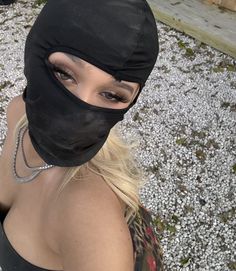 Alabama Barker, Emo Princess, Bandana Girl, Tattoed Women, Angel Aesthetic, Ski Mask, Fashion Face Mask, Ideas For Instagram Photos, Woman Crush