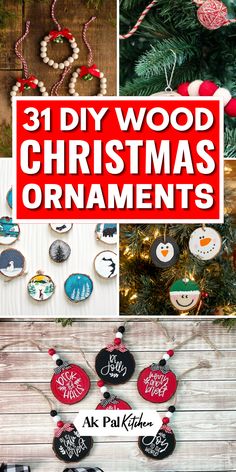 Add rustic charm to your Christmas decor with our creative collection of DIY Wood Christmas Ornaments. From wood slice ornaments to painted wood ornaments that add timeless elegance. Embrace the warmth of farmhouse Christmas decor and the timeless appeal of vintage wooden ornaments. Explore these DIY Christmas craft ideas and bring the beauty of nature to your Christmas tree with these natural, rustic adornments. Kids Wooden Christmas Ornaments, Flat Wood Ornaments, Wooden Round Ornaments Wood Slices Diy, Popular Christmas Ornaments For 2023, Stencil Christmas Ornaments, Diy Christmas Ornaments With Wood Slices, Christmas Wood Rounds Diy, Round Christmas Ornaments Diy, Wood Christmas Tree Decorations Wooden Ornaments