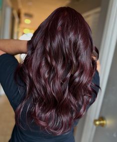 Red Global Hair Color, Burgundy Hair On Brown Skin, Red Hair On Brown Skin, Wine Red Hair Color, Blackberry Hair Colour, Global Hair Color