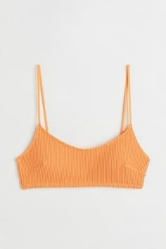 Padded Bikini Top - Orange - Ladies | H&M US 1 Baithing Suits, Lululemon Outfits, Cute Preppy Outfits, Preppy Summer, Summer Swim Suits, Cute Swimsuits, Cute Bikinis