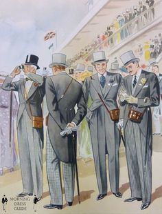 Morning Coat, Morning Dress, Vintage Gentleman, Morning Suits, Royal Ascot