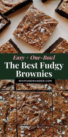 One-Bowl Fudgy Brownies – Perfectly fudgy insides, chewy edges, and crinkly tops make these brownies irresistible! Ready in just 40 minutes, this easy recipe is perfect for satisfying your chocolate cravings anytime.