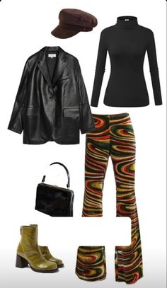 70s Aesthetic Fashion Winter, Fall 70s Fashion, Fall Outfits 70s Inspired, 70s Inspired Work Outfits, 70s Cold Weather Outfits, 70s Concert Outfit Ideas, 80s Winter Aesthetic, Retro Fashion 70s Outfits Inspiration, Outfit 60s Mujer