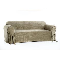 a couch with a cover on top of it