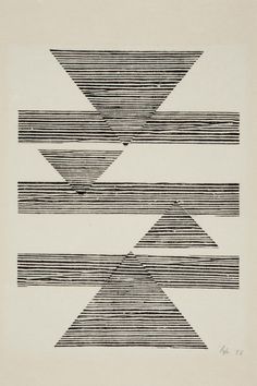 an abstract drawing with lines in the shape of arrows