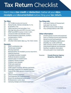 a tax checklist is shown with the words tax return checklist written on it