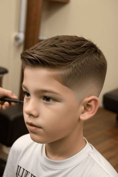 Kid Hair Cuts For Boy, Boys Back To School Haircut, Trending Boys Haircuts Short, Short Boy Haircuts Male, Buzz Cut Boys Kids, Haircut For Kids Boys, Haircut For Boys Kids, Boys Crew Cut, Boys Fade Haircut Kids