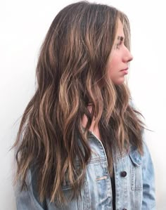 Styles For Long Thick Hair, Long Length Haircuts, Long Length Hair, Thick Hair Cuts, Thick Wavy Hair, Hair Cut Ideas, Medium Long Hair, Hair 2018