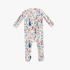 Keep them feeling cozy and festive this holiday season with this one-piece pajama, featuring characters from the Nutcracker ballet. This colorful bedtime look is crafted from breathable, organic cotton that's gentle on their skin and helps them sleep comfortably. Created by Rifle Paper Co., a stationery and lifestyle brand based in Winter Park, Florida, founded in 2009 by husband-wife team Nathan and Anna Bond. Anna's hand-painted illustrations and distinctive color palette are at the heart of t Organic Nursery, The Nutcracker Ballet, Anna Bond, Cotton Pjs, Nutcracker Ballet, The Nutcracker, Baby Pajamas, Organic Cotton Baby, One Piece Pajamas