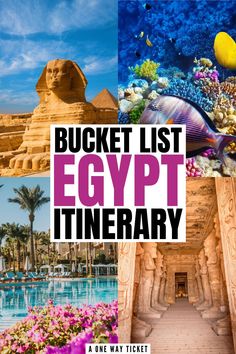 the bucket list for egypt itinerary