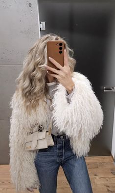 Fluffy Coat, Coastal Cowgirl, Coats And Jackets, Winter Outfits, Fashion Beauty, Coats Jackets, Hair, Beauty