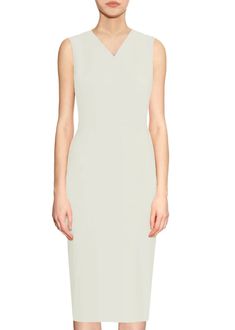 Kateri V-Neckline White Sheath Dress – Caeli Couture Dresses Work, White Sheath Dress, Dress Mint, Dress Work, Mint Dress, Dress Modern, Modest Dress, Timeless Dress, Novelty Fabric