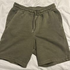 Men’s Sweatpants Shorts From Target. Perfect Condition Never Worn, $27.99 Originally. Size Xs Green Color Khaki Relaxed Fit Shorts For Loungewear, Casual Athletic Shorts With Comfort Waistband, Khaki Cotton Lounge Shorts, Khaki Cotton Shorts For Loungewear, Casual Short Leg Loungewear Pants, Green Casual Short Leg Pants, Cotton Khaki Shorts For Loungewear, Green Short Leg Casual Pants, Casual Green Short Leg Pants