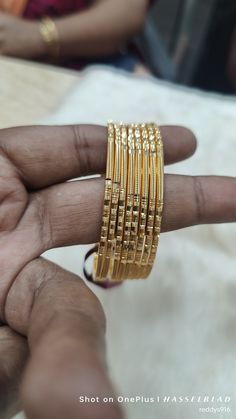 Elegant Blouse Designs, Gold Bangles, Daily Wear