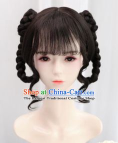 Chinese Hairstyle Traditional Short Hair, Traditional Chinese Hairstyles Women, Ancient Asian Hairstyles, Chinese Dynasty Hairstyle, Qing Dynasty Hairstyles