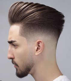 Haircuts For Mens, Faded Haircut, Trending Hairstyles For Men, Back Hairstyle, Short Hair With Beard, Comb Over Fade, Mens Hairstyles Fade, Dunner Wordend Haar