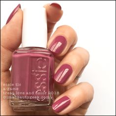 ESSIE TREAT LOVE & COLOR EXPANSION SWATCHES 2018 | Beautygeeks Spring Nail Polish Colors, Popular Nails, Healthy Nails, Nail Designs Spring