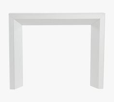 an empty white frame on a white background with no one around it to see the image