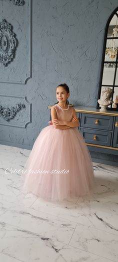 Satin Flower Girl Dress, Dusty Rose Girl Dress, Tulle Flower Girl Dress, Flower Girl Dress Tutu, Birthday Dress, Toddler Dress - Etsy Flower Girl Dresses Pink, Dusty Rose Flower Girl Dress, Ball Gown Black, Flower Girl Dress Tulle, Blush Flower Girl Dresses, Tutu Birthday, Satin Flower Girl Dress, Pink Flower Girl Dresses, Dress Tutu