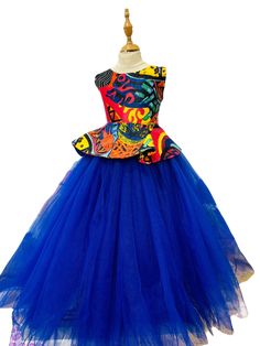 Royal Blue Fancy Dress Fitted Blue Tulle Princess Dress, Blue Fitted Tulle Princess Dress, Fitted Royal Blue Princess Dress For Pageant, Royal Blue Fitted Princess Dress For Pageant, Princess Style Fitted Blue Ball Gown, Blue Ball Gown For Fancy Dress, Blue Princess-style Fitted Ball Gown, Princess Style Blue Gown For Party, Blue Princess Gown For Party