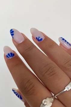 South Of France Nails, French Manicure Long Nails, Aesthetic Nails, Nails Aesthetic, Summery Nails, Her Nails, Cute Gel Nails, Nail Swag, Short Acrylic Nails Designs