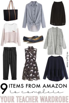 Amazon has some surprisingly cute and inexpensive (okay, that part's not surprising) clothing options for teachers! Find your new favorite teacher clothes on Amazon, all under $50! #style #shopping #teaching Appropriate Outfits, Winter Teacher Outfits, Summer Teacher Outfits, Teacher Outfits Fall