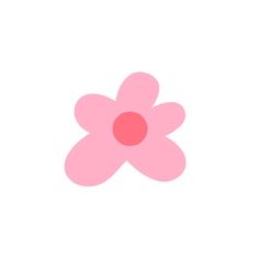 a pink flower on a white background