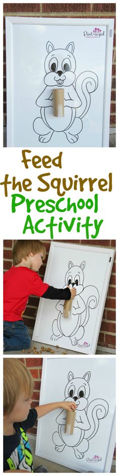 this is an easy and fun activity for kids to learn how to draw the squirrel