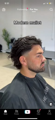 Mens Haircut Long On Top Mullet, Mens Haircut Long In Back, Mens Long Hair Fade, Faded Mullet Haircut For Men, Hair Mullet Man, Fashion Mullet Mens, Modern Men’s Mullet, Mullet Style Haircut, Low Taper Long Hair Men