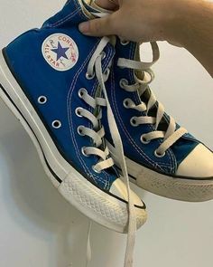 Colourful Converse, Converse Bleu, Converse Colors, Blue Converse