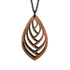 "This herringbone pattern pendant is hand carved from solid maple, cherry or walnut wood. Lightweight and ideal for daily wearing.   An 18\" black or silver stainless steel chain is included. The herringbone pendant measures approximately 2\" tall x 1.125\" wide. Also available as earrings: https://www.etsy.com/listing/689169324/wood-earrings-wooden-jewelry-lightweight Free shipping for US customers! The item ordered comes in a cute gift bag.  Items shown in the gift bag in the photo are for ill Laser Jewelry, Wood Necklace Pendant, Wooden Necklaces, Wood Jewelry Diy, Wood Jewelery, Herringbone Wood, Bag Items, Wood Resin Jewelry, Wooden Necklace