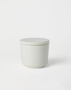 a white container sitting on top of a table