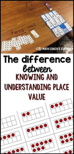 the differences between rounding and ordering place value game with text overlay that reads, the differences between between