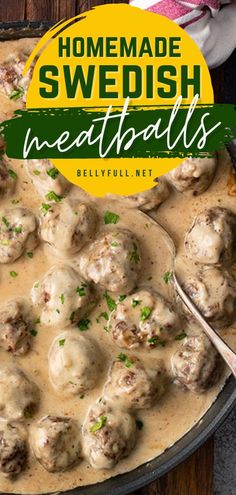 Homemade Swedish Meatballs Recipe, weeknight dinner recipes, one pot meals One Pot Swedish Meatballs, Homemade Swedish Meatballs Crockpot, Swedish Dinner Recipes, Swedish Meatball Sauce Recipe Easy, Swedish Meatball Recipe Crockpot, Swedish Meatballs Sauce, Sweetish Meatballs Recipe, Easy Swedish Meatball Sauce, Swedish Meatball Sauce Recipe