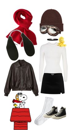 Halloween Costume items to be a pilot snoopy Snoopy Diy, Pilot Costume, Matching Outfits Best Friend, Snoopy Halloween, Holloween Costume, Trendy Halloween Costumes, College Halloween