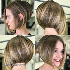 Cortes De Pelo Corto Mujer, Bob Pendek, Short Bob Cut, Haircut Images, Stacked Bob Hairstyles, Beautiful Haircuts