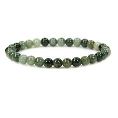 PRICES MAY VARY. Natural Dark Green Jade gemstone, You will receive the similar item as picture shown, not exact one since stone is unique Round bead size is 6mm, Bracelet lenght is about 6.5 inches to 7 inches Quality Handmade, Come with pouch,No metal, Good for sensitive skin Unisex, Good Matching for Men and Women All gemstones are unique, therefore the color and pattern may vary from the picture shown but we know you will be pleased the uniqueness of your bracelet. This Item
 The item includ Casual Green Crystal Bracelet With 8mm Beads, Jade Bracelet Beads, Green Beaded Bracelets, Jade Gemstone, Jade Bracelet, Unisex Bracelets, Green Jade, Beaded Stretch Bracelet, Green Bead