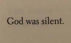 the word god was silent on a piece of paper