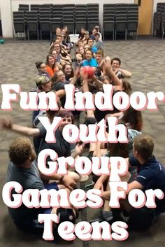 These trendy and easy indoor youth group games for teens are fun for building connections and engagement with your church group. Youth Group Olympic Games, Back To School Youth Group Lessons, Free Group Activities, Big Group Games For Youth Group, Youth Sunday School Games, Vbs Games For Teens, Fun Games To Play With Big Groups, Youth Group Ice Breaker Games, Student Ministry Games