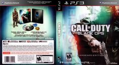 the box art for the game call duty black cops